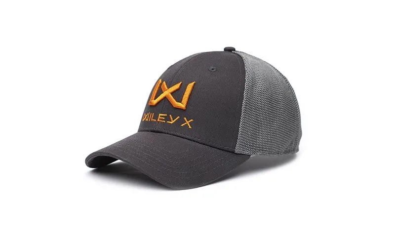 SAPCA TRUCKER - GRI INCHIS - PORTOCALIU WILEY X LOGO